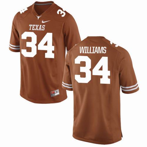 NCAA Texas Longhorns #34 Ricky Williams orange jerseys