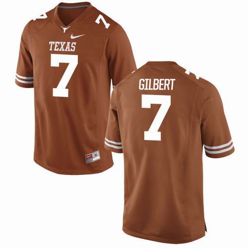 NCAA Texas Longhorns #7 Garrett Gilbert Orange Jersey