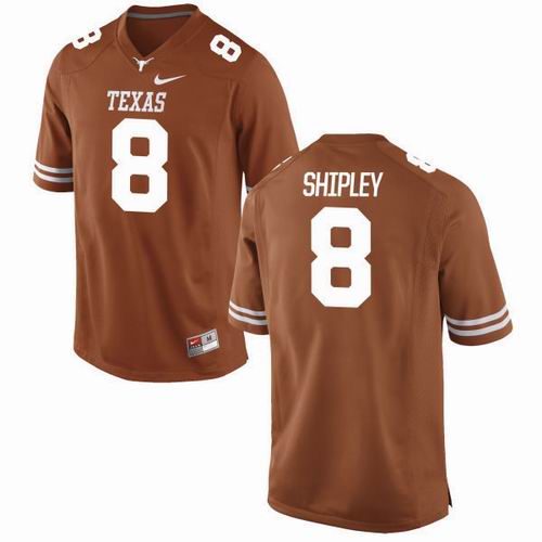 NCAA Texas Longhorns #8 Jordan Shipley orange jersey