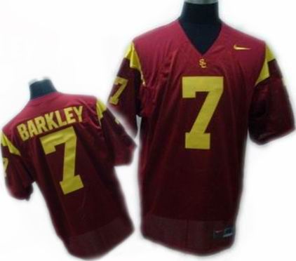 NCAA USC Trojans #7 Matt Barkley red Football Jersey