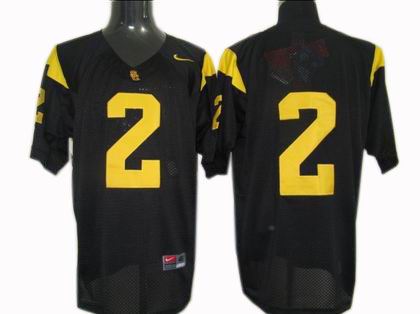 NCAA USC Trojans Football Jersey 2# jerseys black