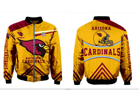 NFL Cardinals  Sublimated Fashion 3D Fullzip Jacket