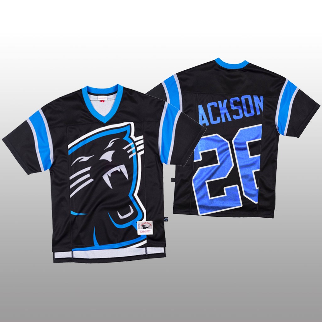 NFL Carolina Panthers #26 Donte Jackson Black Men's Mitchell & Nell Big Face Fashion Limited NFL Jersey
