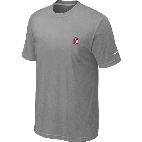 NFL Chest embroidered logo  T-Shirt Grey