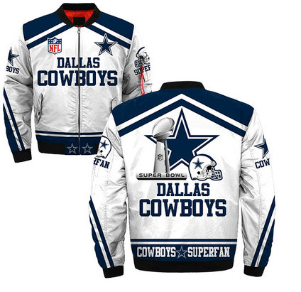 NFL Dallas Cowboys Sublimated Fashion 3D Fullzip Jacket-6