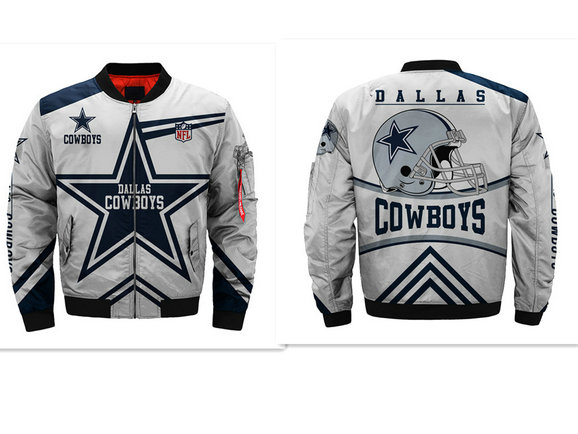 NFL Dallas Cowboys Sublimated Fashion 3D Fullzip Jacket