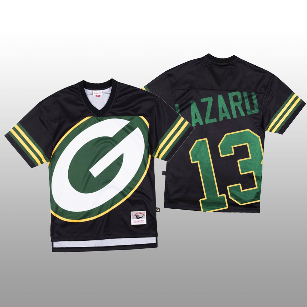 NFL Green Bay Packers #13 Allen Lazard Black Men's Mitchell & Nell Big Face Fashion Limited NFL Jersey