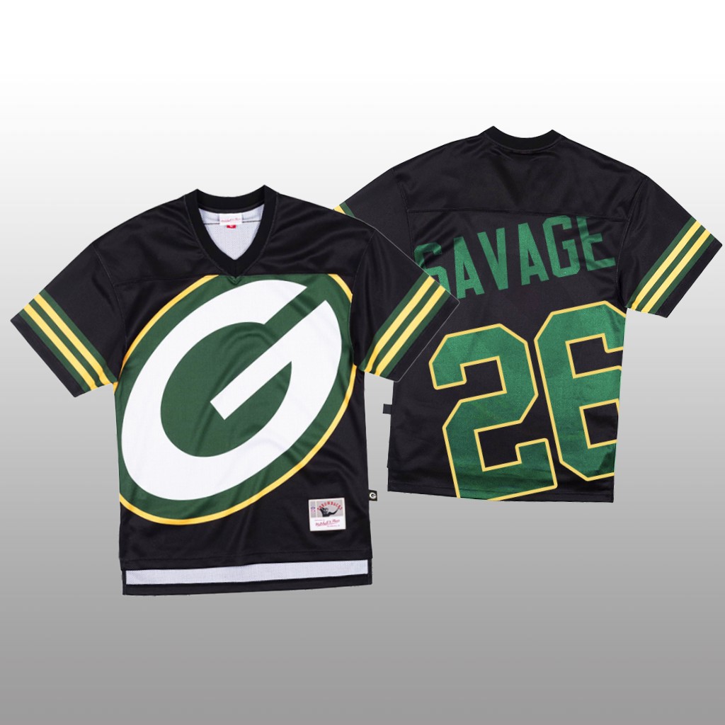 NFL Green Bay Packers #26 Darnell Savage Jr. Black Men's Mitchell & Nell Big Face Fashion Limited NFL Jersey