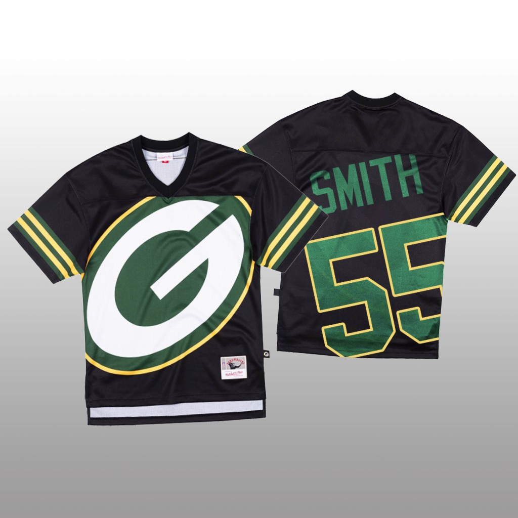 NFL Green Bay Packers #55 Za'Darius Smith Black Men's Mitchell & Nell Big Face Fashion Limited NFL Jersey