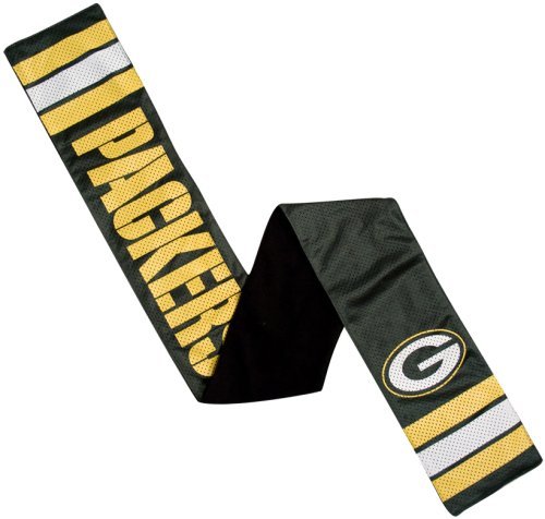 NFL Green Bay Packers Jersey Scarf With Zip Pocket