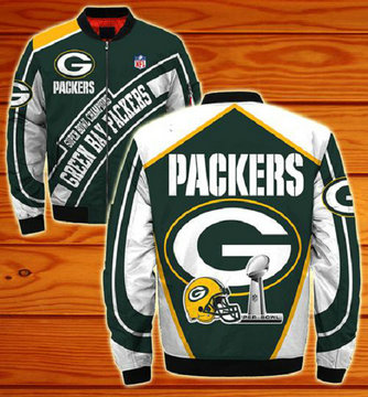 NFL Green Bay Packers Sublimated Fashion 3D Fullzip Jacket