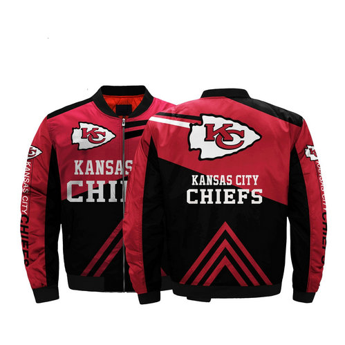 NFL Kansas City Chiefs Newest Bomber 3D Fullzip Custom Jacket Hoodie