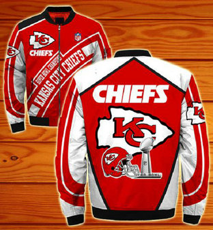 NFL Kansas City Chiefs Sublimated Fashion 3D Fullzip Jacket-2