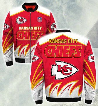 NFL Kansas City Chiefs Sublimated Fashion 3D Fullzip Jacket