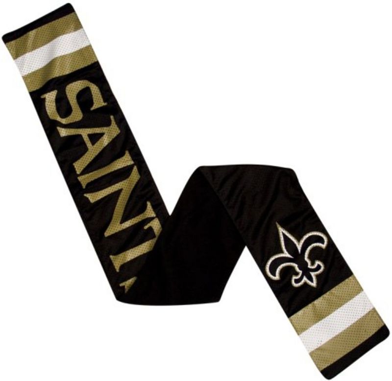 NFL New Orleans Saints Jersey Scarf With Zip Pocket