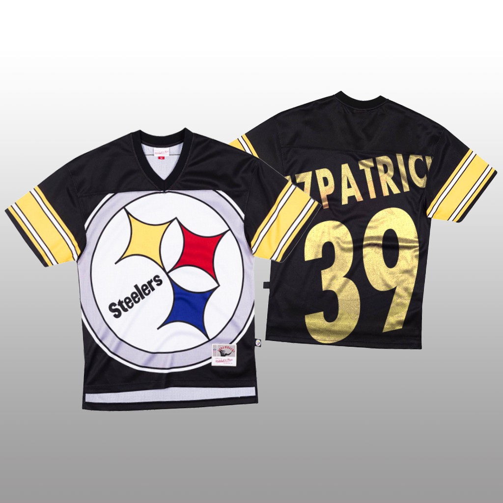 NFL Pittsburgh Steelers #39 Minkah Fitzpatrick Black Men's Mitchell & Nell Big Face Fashion Limited NFL Jersey
