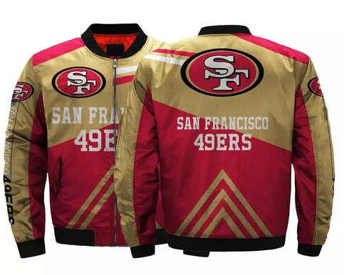NFL San Francisco 49ers Sublimated Fashion 3D Fullzip Jacket-3