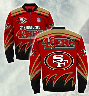 NFL San Francisco 49ers Sublimated Fashion 3D Fullzip Jacket