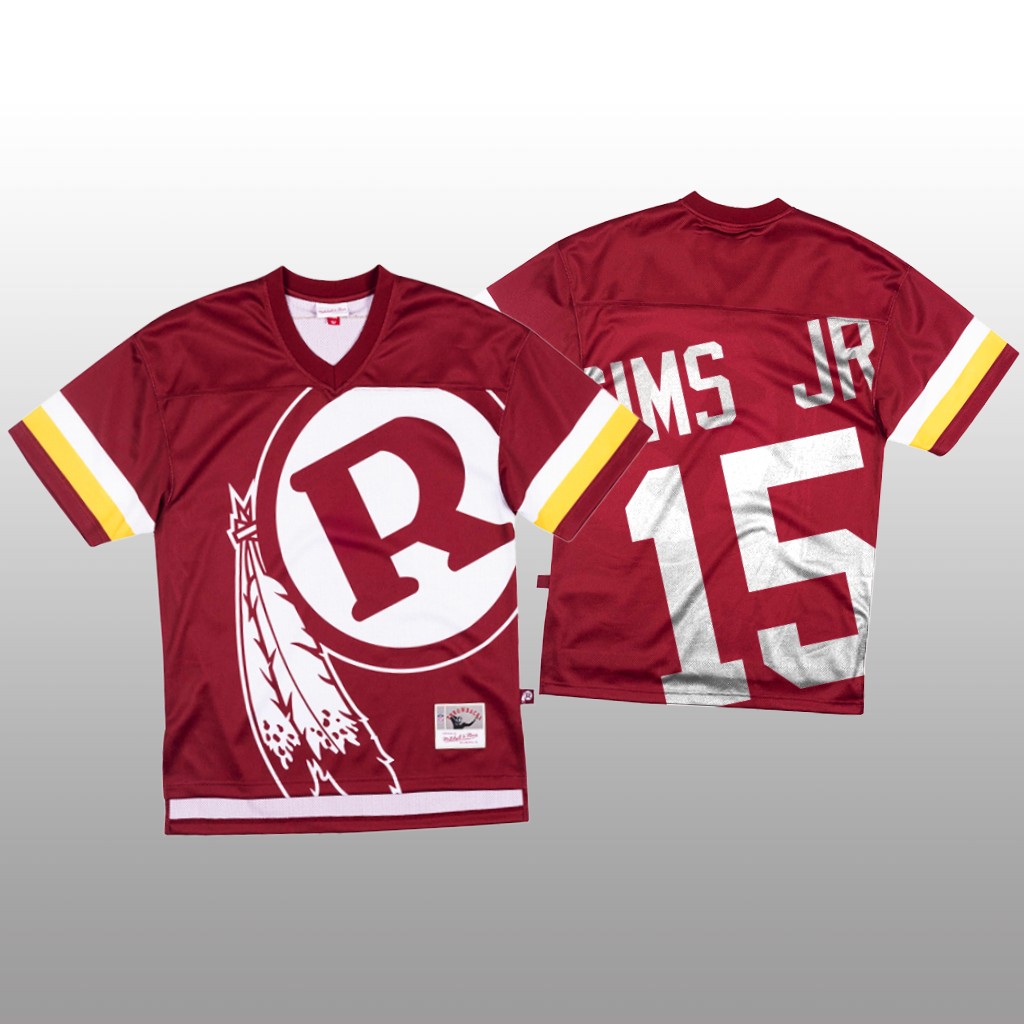 NFL Washington Redskins #15 Steven Sims Jr. Red Men's Mitchell & Nell Big Face Fashion Limited NFL Jersey