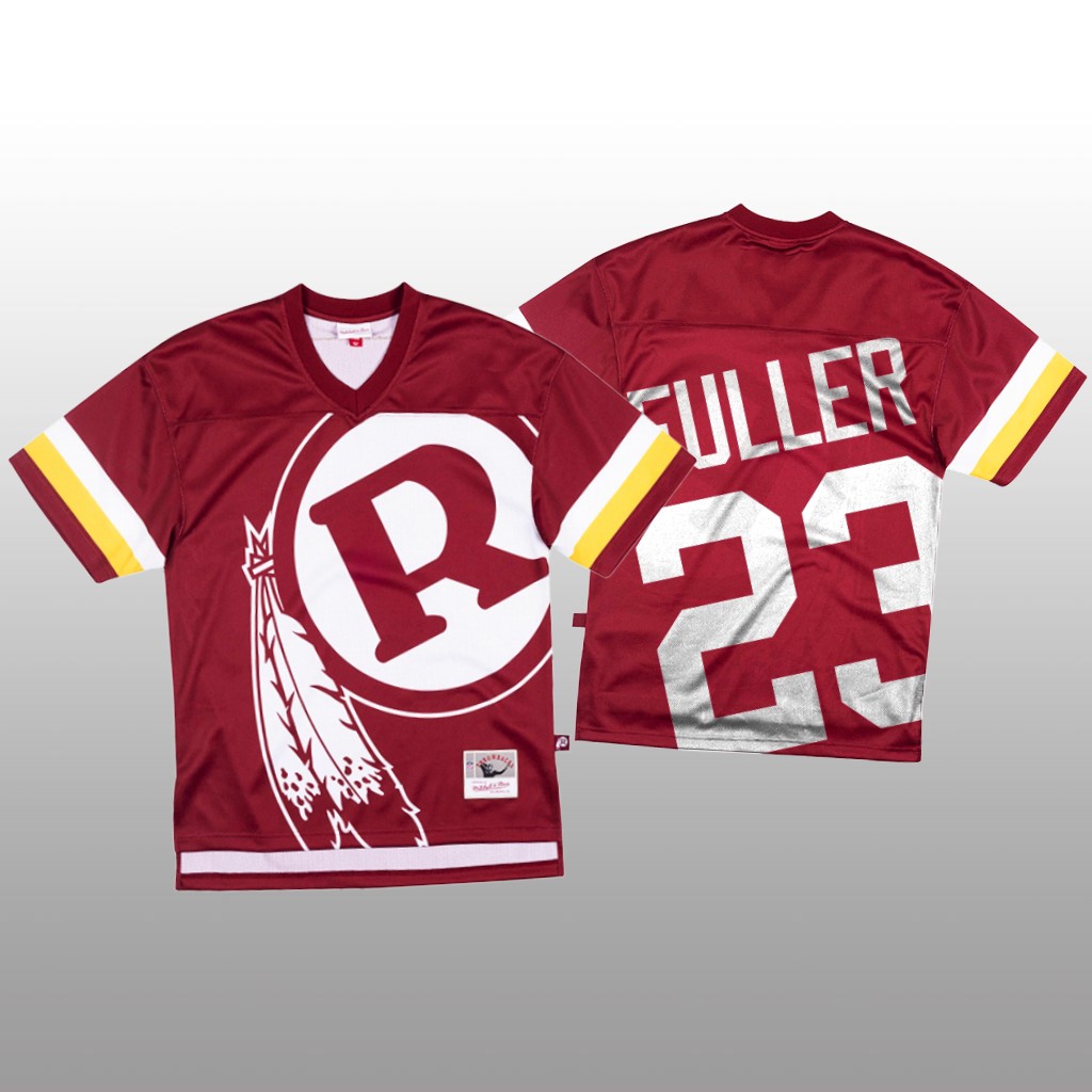 NFL Washington Redskins #23 Kendall Fuller Red Men's Mitchell & Nell Big Face Fashion Limited NFL Jersey