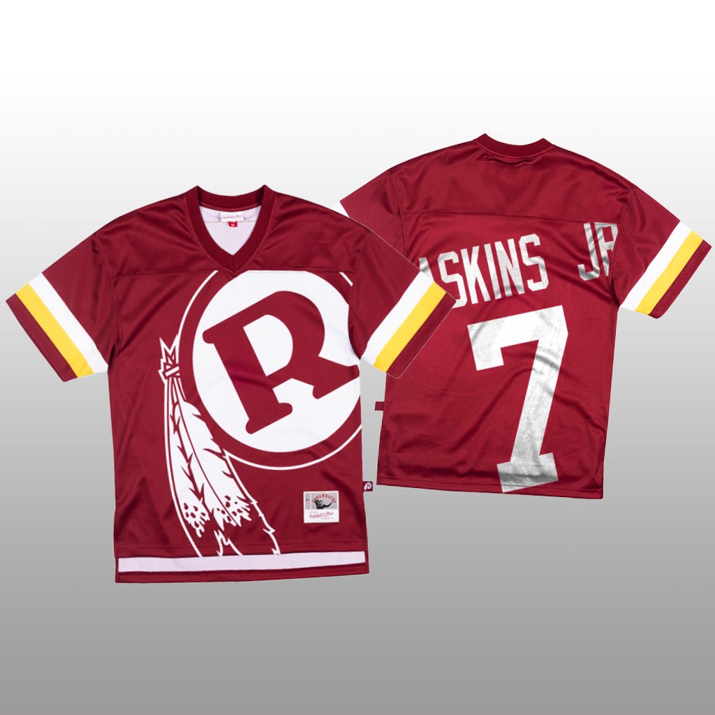 NFL Washington Redskins #7 Dwayne Haskins Jr. Red Men's Mitchell & Nell Big Face Fashion Limited NFL Jersey