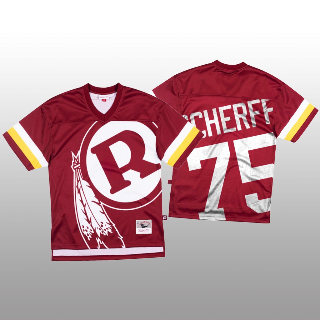NFL Washington Redskins #75 Brandon Scherff Red Men's Mitchell & Nell Big Face Fashion Limited NFL Jersey