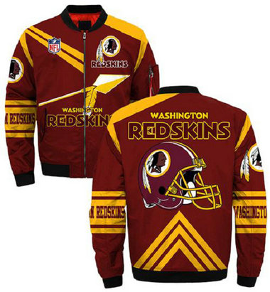 NFL Washington Redskins Sublimated Fashion 3D Fullzip Jacket