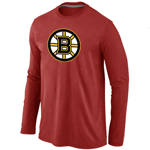 NHL Boston Bruins Big & Tall Logo red Long Sleeve T-Shirt