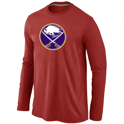 NHL Buffalo Sabres Big & Tall Logo red Long Sleeve T-Shirt