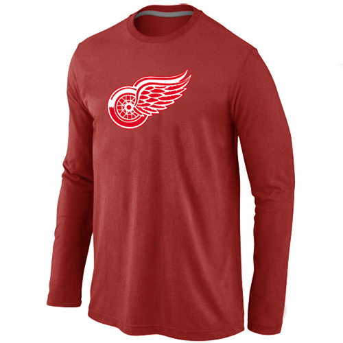 NHL Detroit Red Wings Big & Tall Logo red Long Sleeve T-Shirt