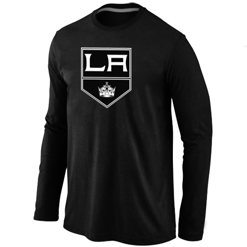 NHL Los Angeles Kings Big & Tall Logo Black Long Sleeve T-Shirt
