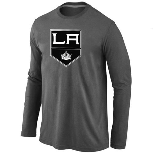NHL Los Angeles Kings Big & Tall Logo D.Grey Long Sleeve T-Shirt
