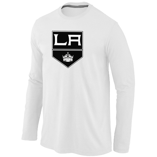 NHL Los Angeles Kings Big & Tall Logo WHITE Long Sleeve T-Shirt
