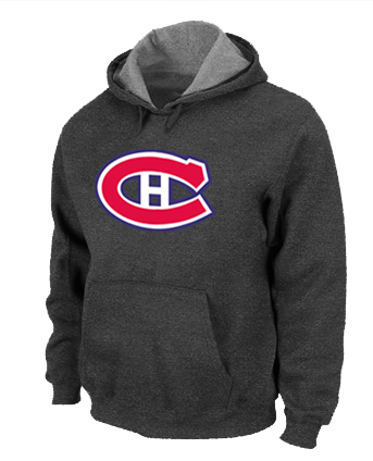 NHL Montréal Canadiens Big & Tall Logo Pullover Hoodie D.Grey