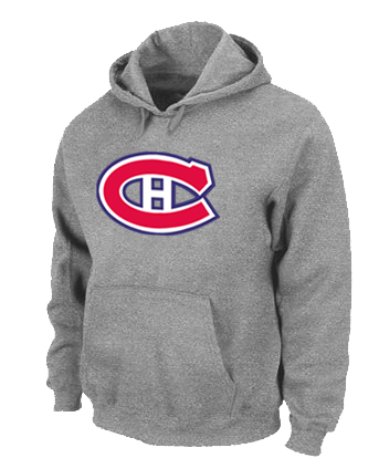 NHL Montréal Canadiens Big & Tall Logo Pullover Hoodie Grey