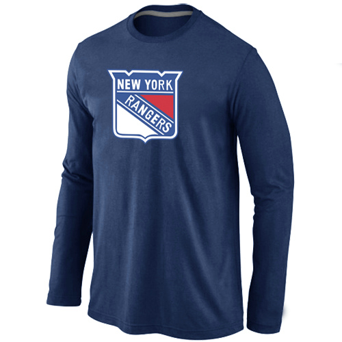 NHL New York Rangers Big & Tall Logo D.BLUE Long Sleeve T-Shirt