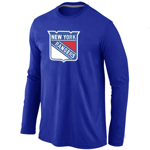 NHL New York Rangers Big & Tall Logo blue Long Sleeve T-Shirt