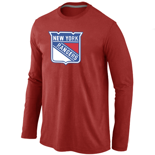 NHL New York Rangers Big & Tall Logo red Long Sleeve T-Shirt