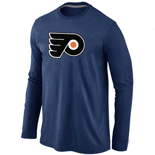 NHL Philadelphia Flyers Big & Tall Logo D.BLUE Long Sleeve T-Shirt