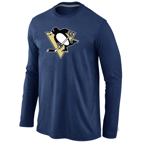 NHL Pittsburgh Penguins Big & Tall Logo D.BLUE Long Sleeve T-Shirt