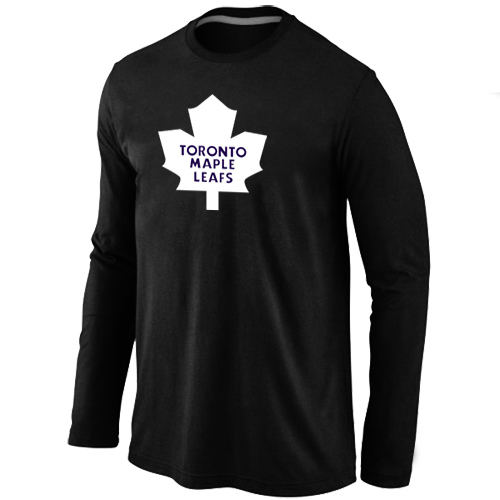 NHL Toronto Maple Leafs Big & Tall Logo  Black Long Sleeve T-Shirt