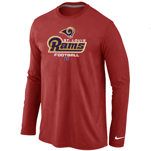 NIKE St.Louis Rams Critical Victory Long Sleeve T-Shirt RED
