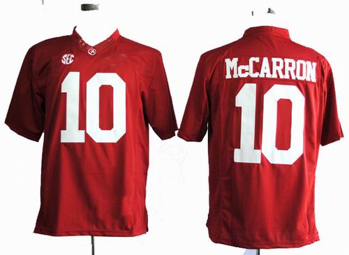 Ncaa 2013 Alabama Crimson Tide A.J McCarron 10 College Football Limited red Jerseys
