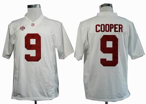 Ncaa 2013 Alabama Crimson Tide Amari Cooper 9 College Football Limited white Jerseys