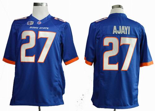 Ncaa 2013 Boise State Broncos Jay Ajayi 27 College Football blue Jerseys