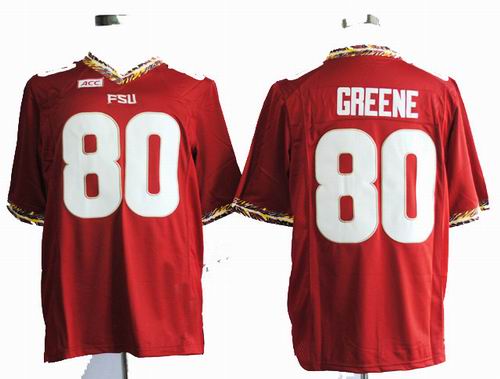 Ncaa 2013 Florida State Seminoles (FSU) Rashad Greene 80 College Football red Jerseys