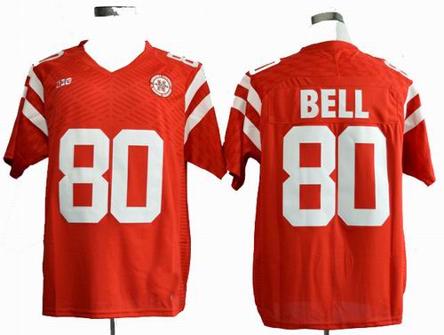 Ncaa 2013 Nebraska Cornhuskers Kenny Bell 80 College Football red Jersey