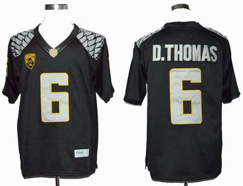 Ncaa Oregon Duck De'Anthony Thomas 6 College Football Limited black Jerseys