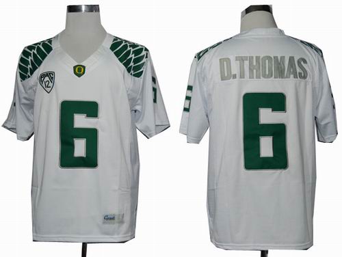 Ncaa Oregon Duck De'Anthony Thomas 6 College Football Limited white Jerseys