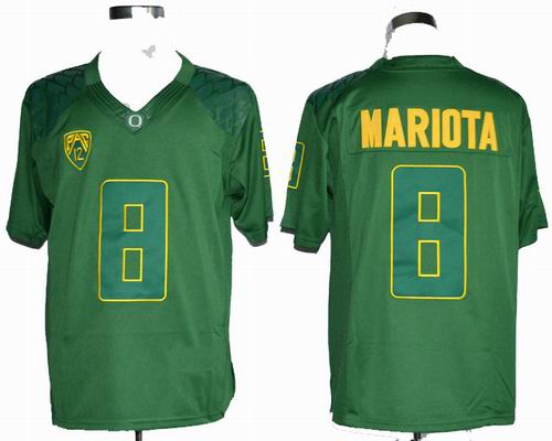 Ncaa Oregon Duck Marcus Mariota 8 College Football Limited Green Jerseys